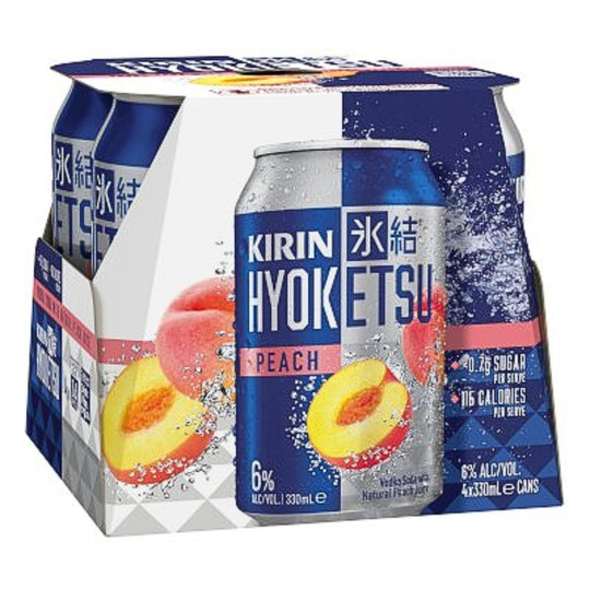 Kirin Hyoketsu Peach Cans 330ml