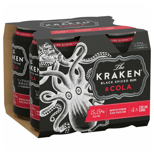 Kraken & Cola 4pk