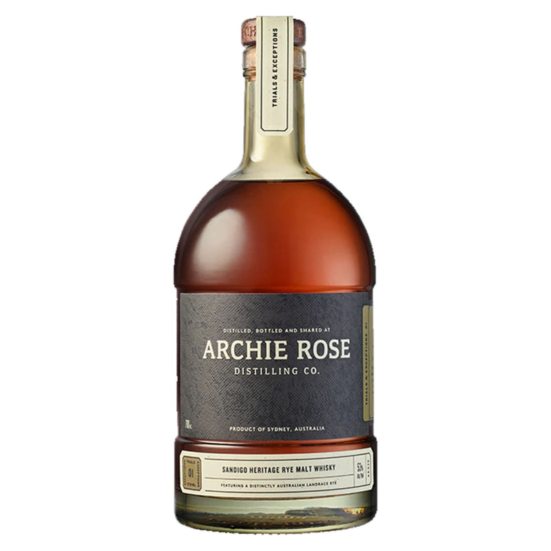 Archie Rose Return to Sandigo Heritage Rye Malt Australian Whisky