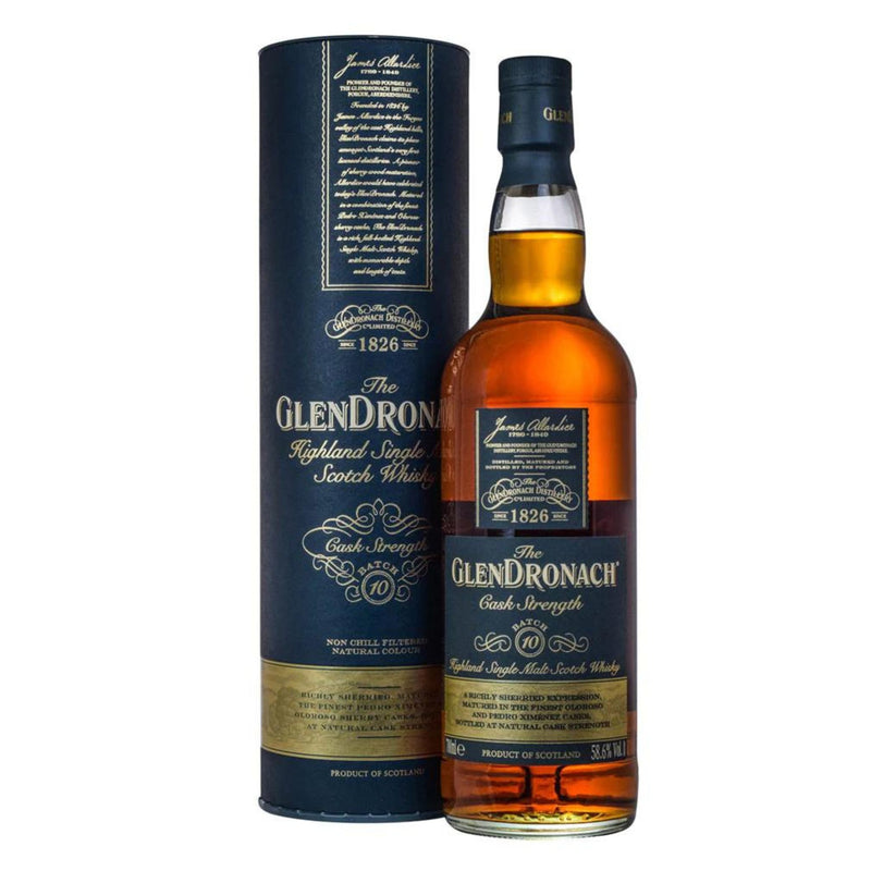 Glendronach Cask Strength Batch 10 Single Malt Scotch Whisky