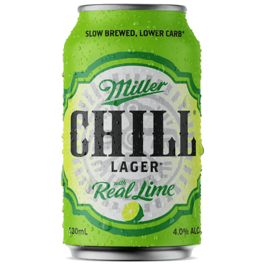 Miller Chill Lime Lager Can 330ml