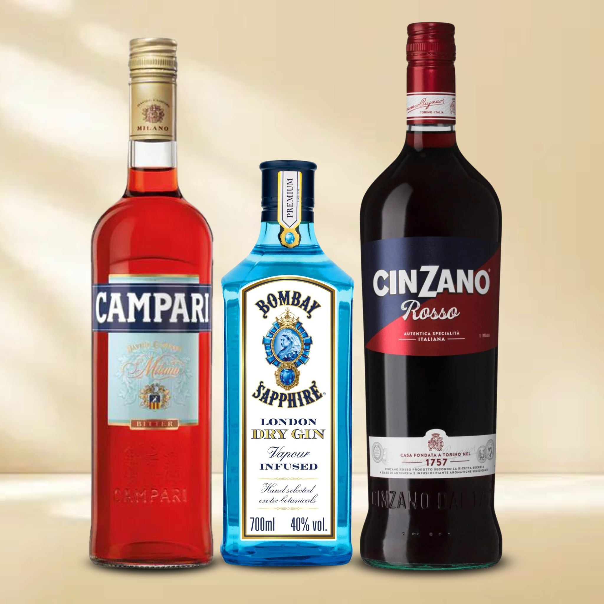 Campari Negroni Cocktail Kit Gift Set