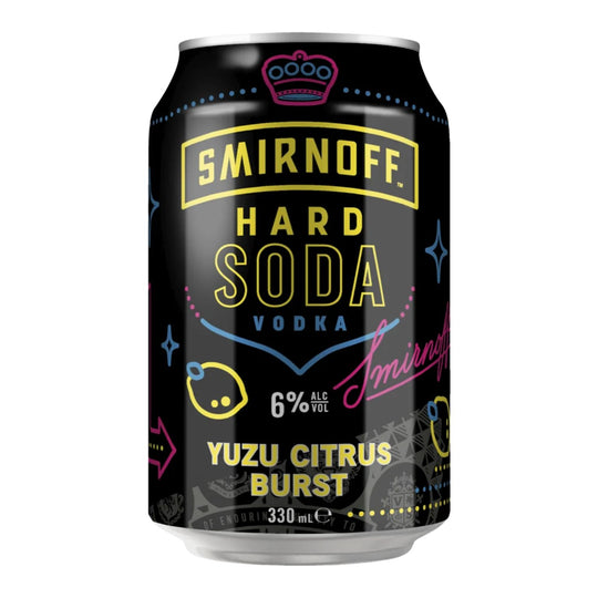 Smirnoff Hard Soda Yuzu Citrus Blast
