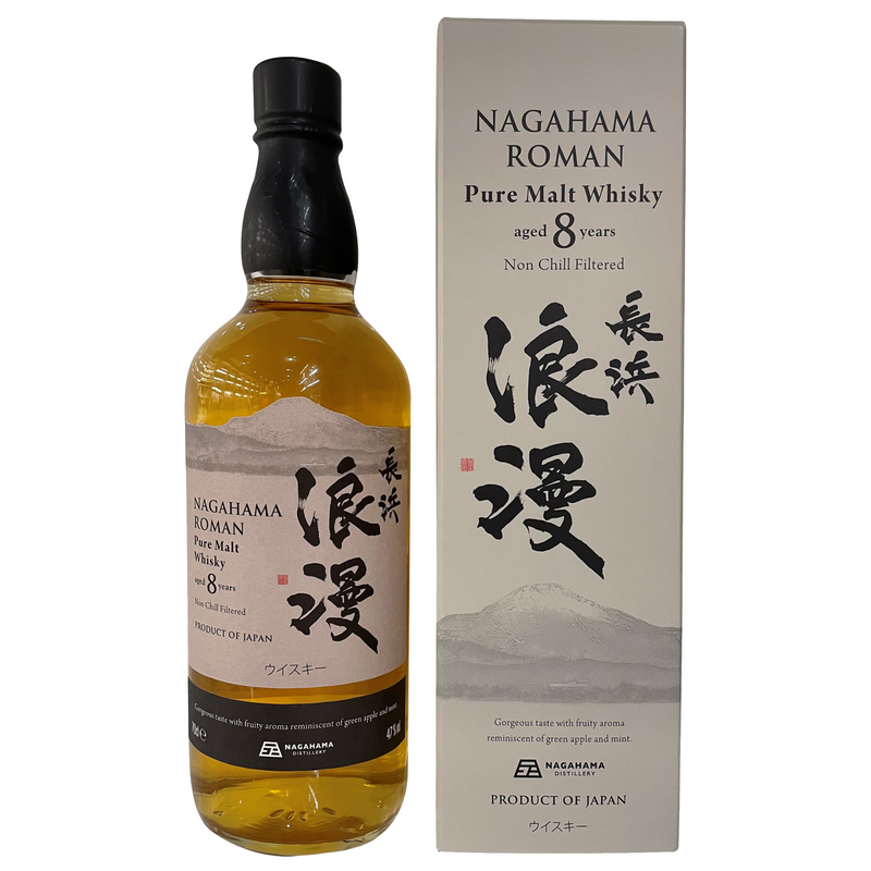 Nagahama Roman 8 Year Old Pure Malt Japanese Whisky