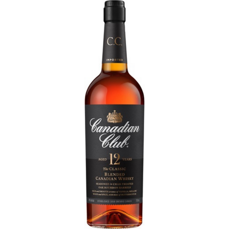 Canadian Club 12 Year Old Blended Canadian Whisky