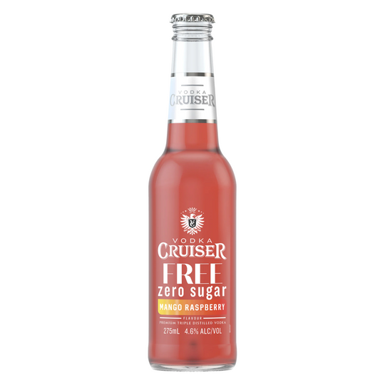 Vodka Cruiser Sugar Free Mango Raspberry