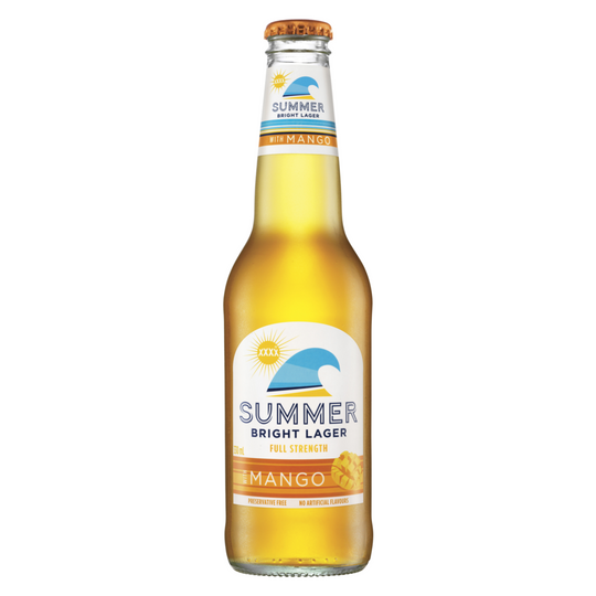 XXXX Summer Bright Mango Lager Bottles