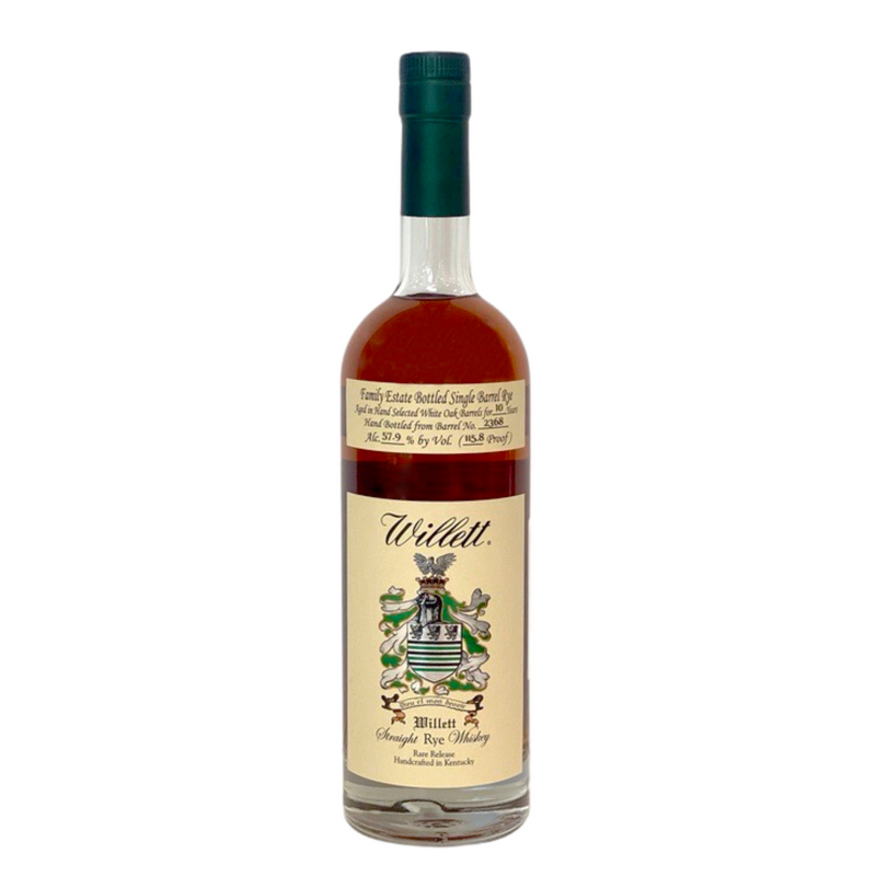 10 Year Old Willett Family Estate Bottled Single Barrel Rye