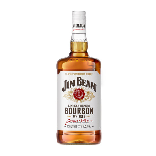 Jim Beam White Label Bourbon Whiskey 1.75L
