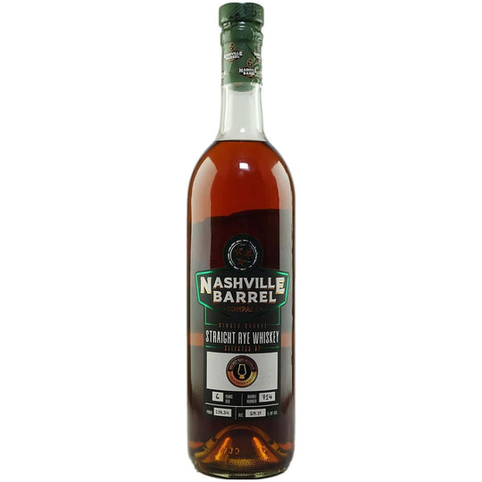 Nashville Barrel Company Single Barrel Rye - Whiskey Hunt Australia