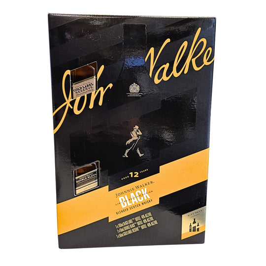 Johnnie Walker Black Label Blended Scotch Whisky Gift Pack