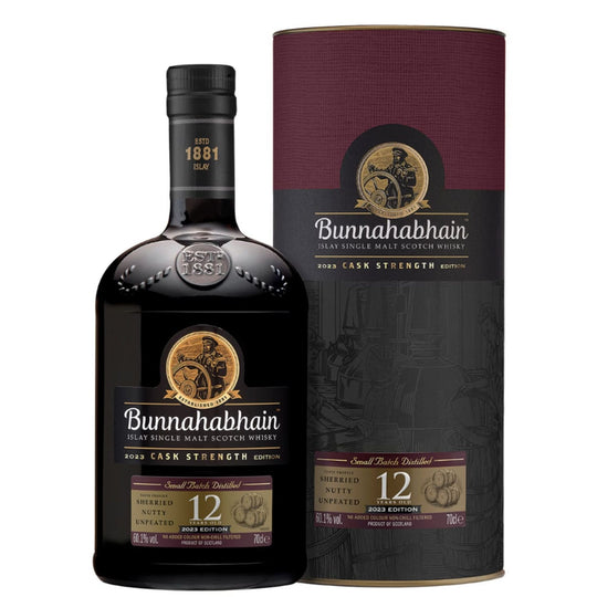 Bunnahabhain 12 year Old Cask Strength Single Malt Scotch Whisky