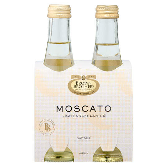 Brown Brothers Moscato Sparkling Piccolo 4 x 200mL