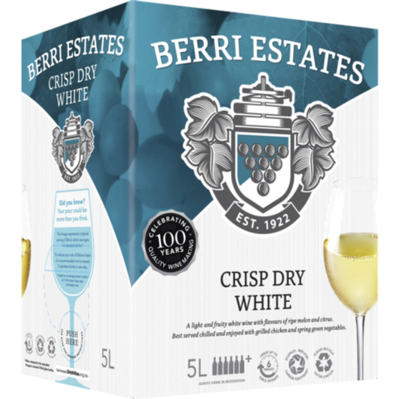 Berri Crisp Dry White 5L