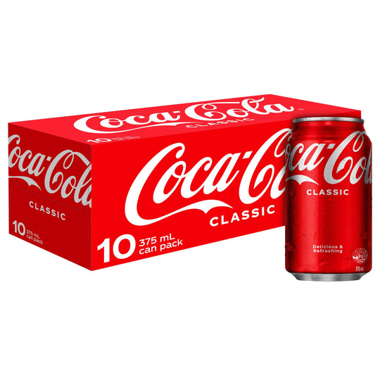 Coke can 375ml 10pk