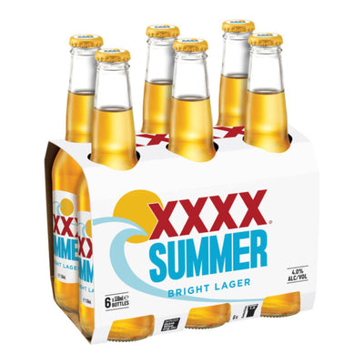 XXXX Summer Bright Lager Bottles