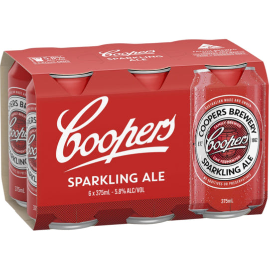 Coopers Sparkling Ale 375ml 6pk