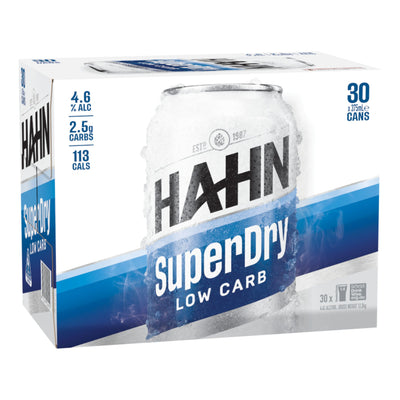 Hahn Super Dry 4.6% Can 375ml