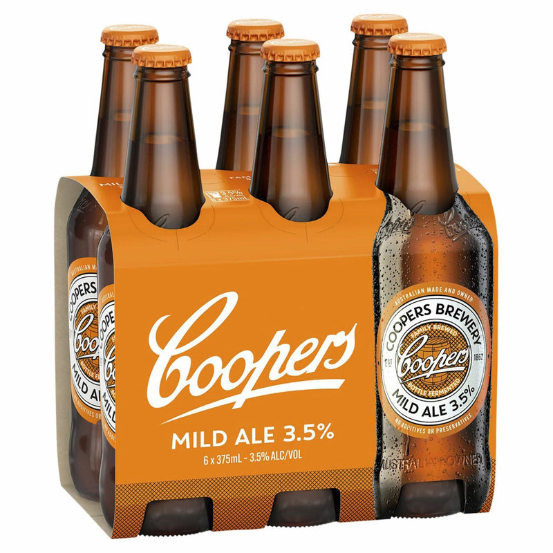 Coopers Mild Ale Stub 375ml 6pk