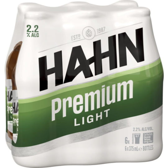 Hahn Premium Light Stub 375ml 6pk