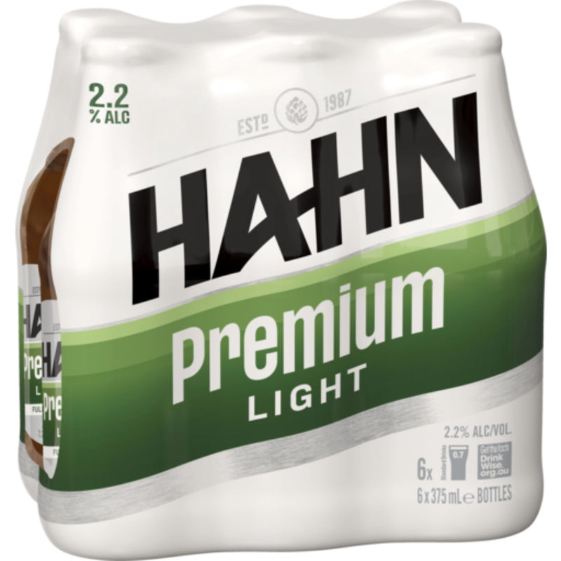 Hahn Premium Light Stub 375ml 6pk