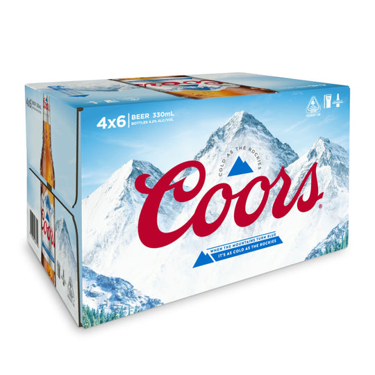 Coors Stub 330ml 24pk