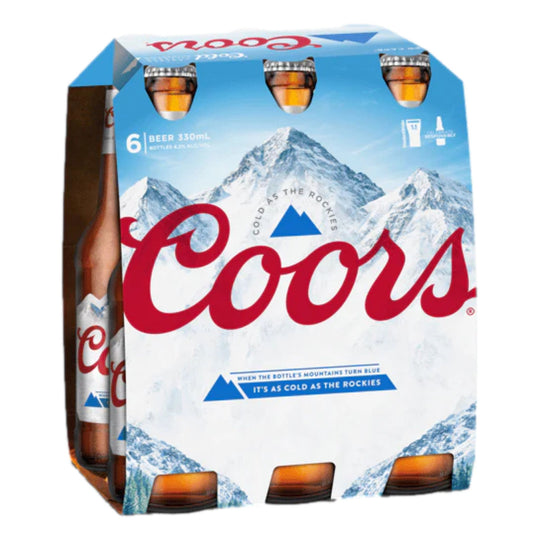 Coors Stub 330ml 6pk