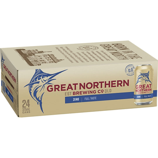 Great Northern Zero Can 375ml 24pk