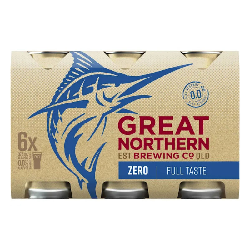 Great Northern Zero Can 375ml 6pk