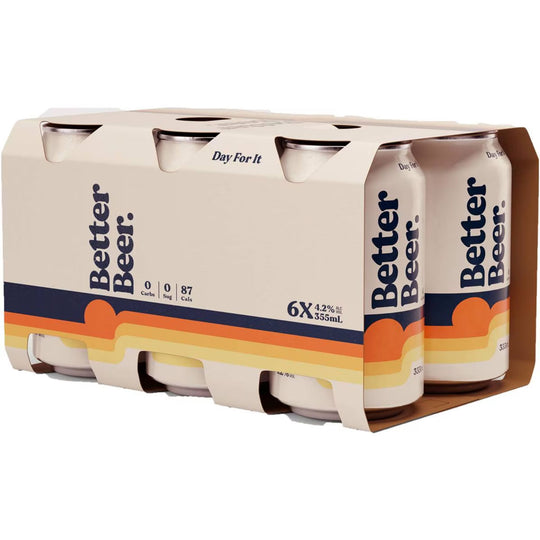 Better Beer Zero Carb Can 355ml 6pk