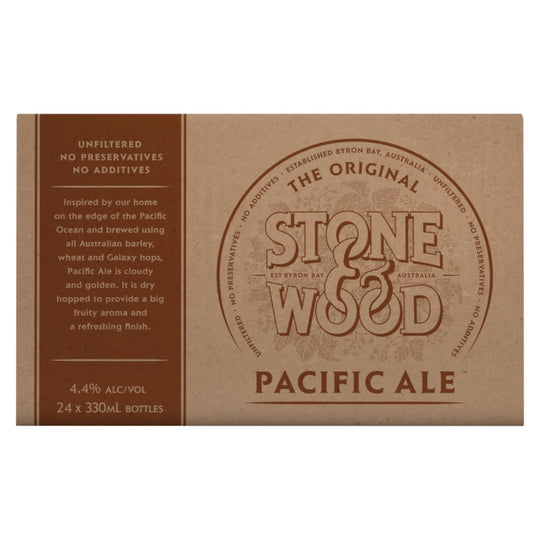 Stone & Wood Pacific Ale Bottles 330ml 24pk