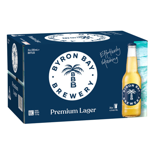 Byron Bay Lager Bottles 24pk