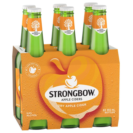 Strongbow Dry Apple Cider 355ml 6pk