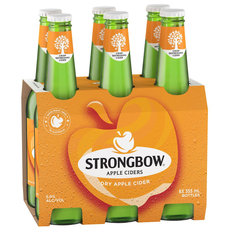 Strongbow Dry Apple Cider 355ml 6pk