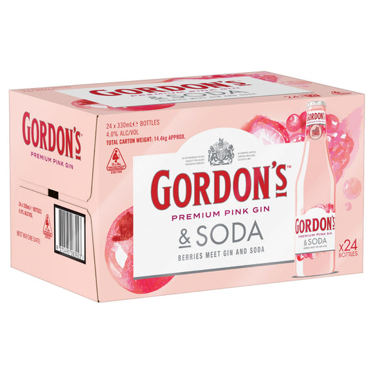Gordon’s Pink Gin and Soda 24pk