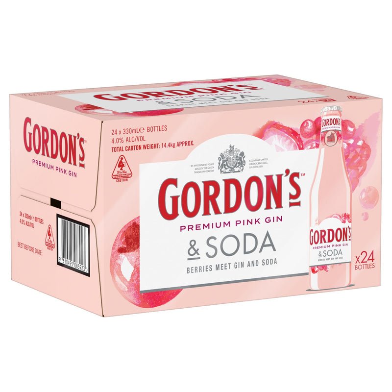 Gordon’s Pink Gin and Soda 24pk
