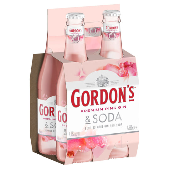 Gordon’s Pink Gin and Soda 4Pk