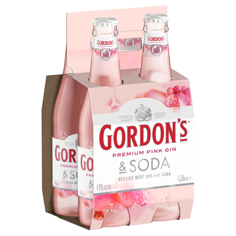 Gordon’s Pink Gin and Soda 4Pk