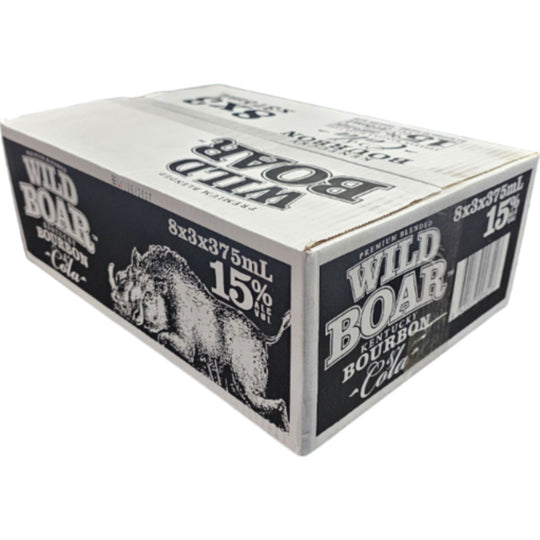 Wild Boar Bourbon Can 15% 24pk