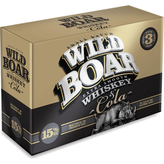 Wild Boar Bourbon Can 15% 24pk
