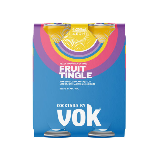 Vok Fruit Tingle 250ml 4pk