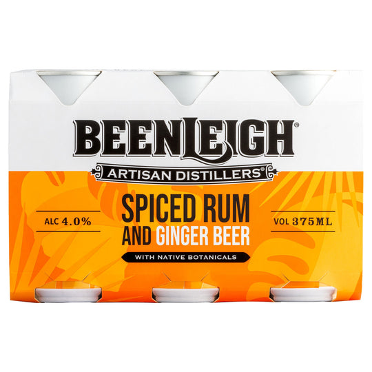 Beenleigh Spiced Ginger Beer Can 6pk