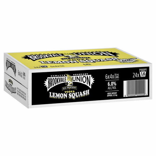 Brookvale Union Vodka Lemon Squash 24pk