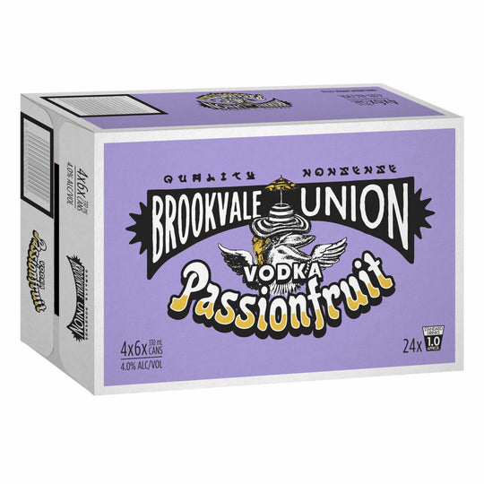 Brookvale Union Vodka Passionfruit Can 330ML 24pk