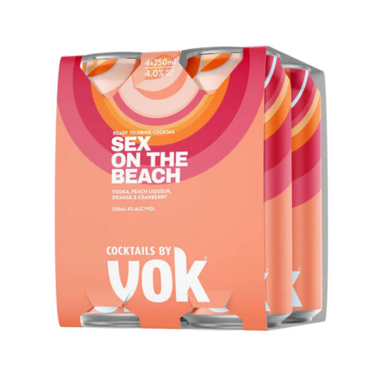 Vok Sex on the Beach 250ml 4pk