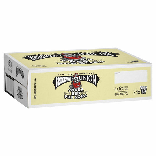 Brookvale Union Red Pub Soda 330ML 24pk