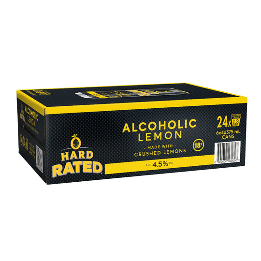 Hard Rated Lemon Can 375ml 24pk