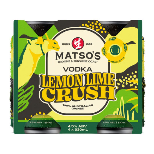 Matso's Lemon Lime Crush 4Pk