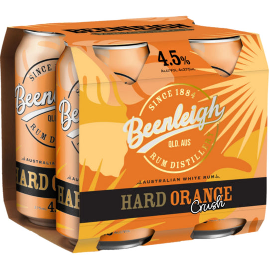 Beenleigh Hard Orange Crush 4pk