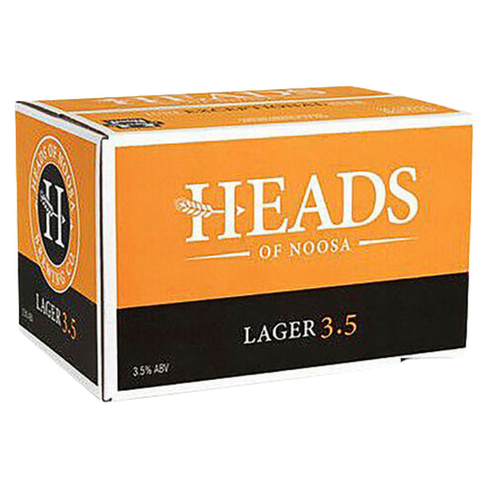 Heads of Noosa Lager 3.5 24pk